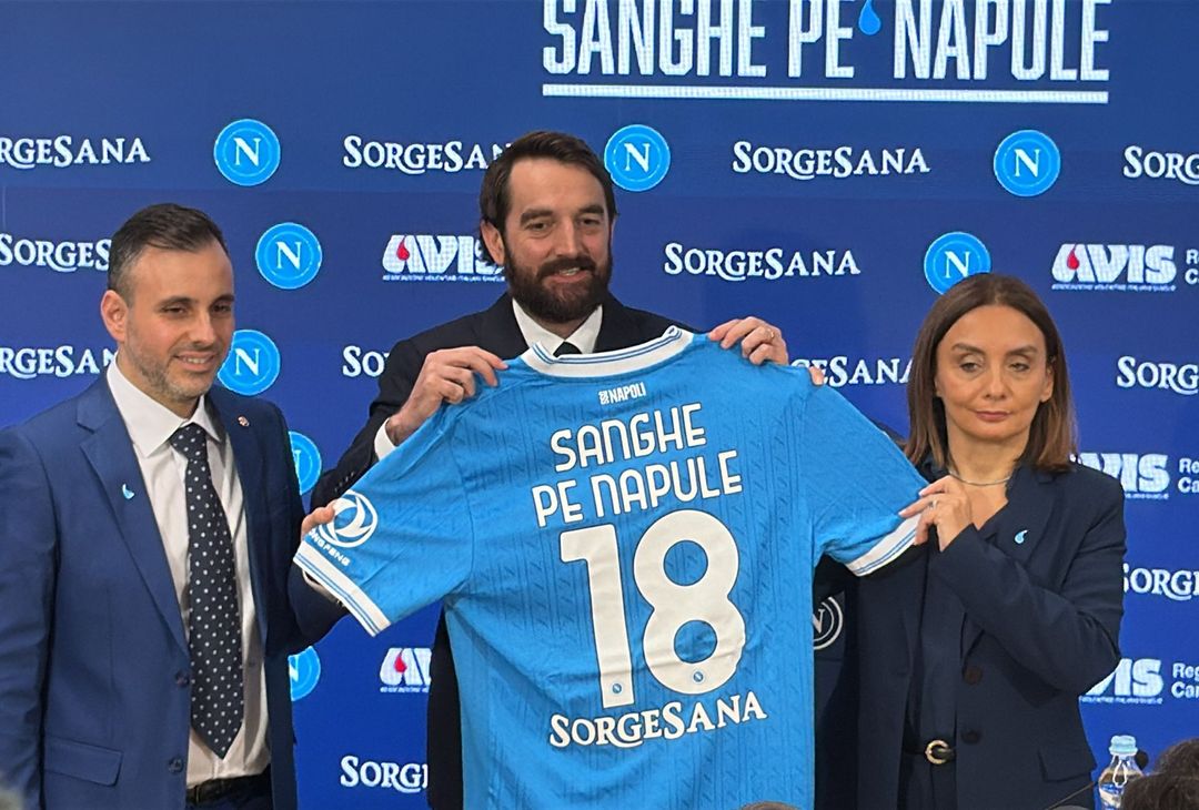 Bianchini presenta “Sanghe Pe Napule”: L’iniziativa del Napoli al fianco di Avis- immagine 1