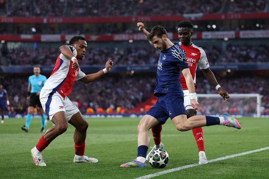 Khvicha Kvaratskhelia in azione durante la gara di andata (Foto di Michael Steele/Getty Images) Psg-Arsenal, il pronostico di DDD: Luis Enrique non può sbagliare- immagine 4
