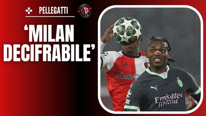 Rafael Leao AC Milan Feyenoord-Milan 1-0 Champions League 2024-2025 Pellegatti Conceicao