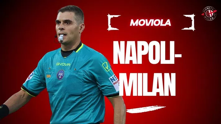 Moviola LIVE Napoli-Milan Serie A 2024-2025 arbitro Sozza