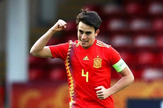 Eric Garcia, difensore del Barcellona, della Spagna ma cresciuto nel Girona. barcellona girona doppi ex