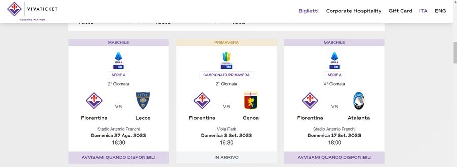 Intanto nella biglietteria spunta la prima gara ufficiale al Viola Park- immagine 2