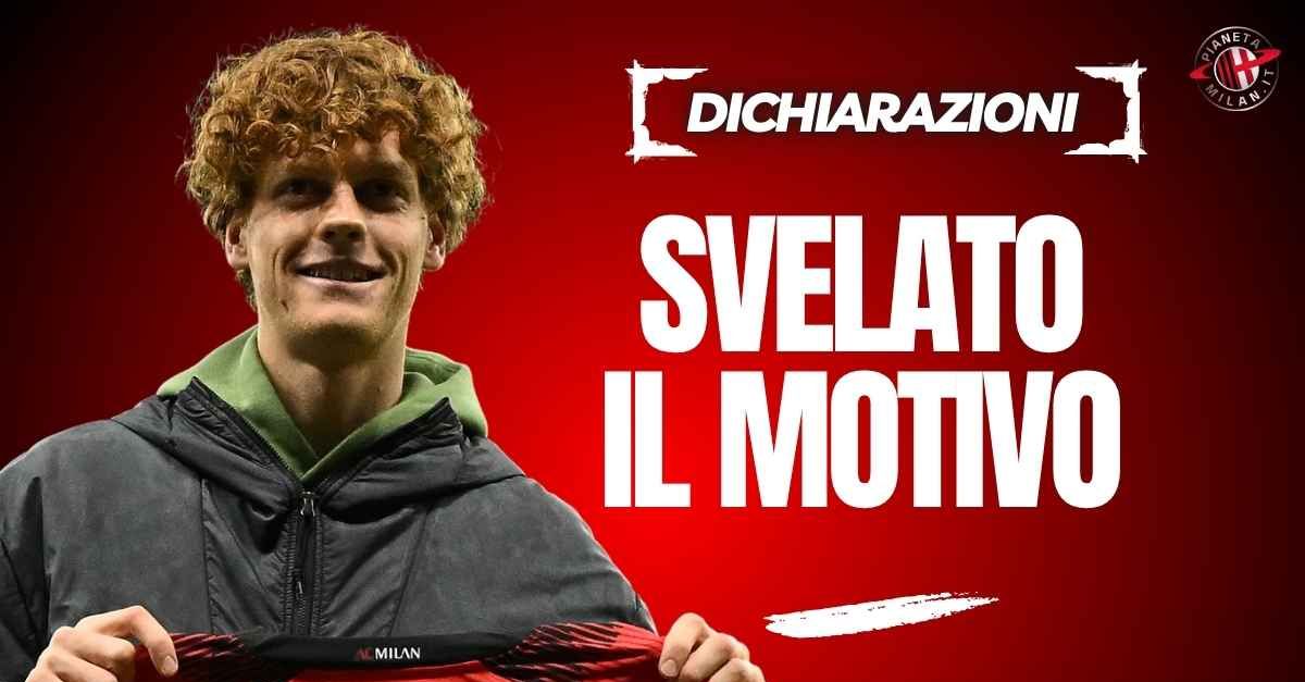 il giornalista rivela ecco come sinner 232 diventato grande tifoso del milan