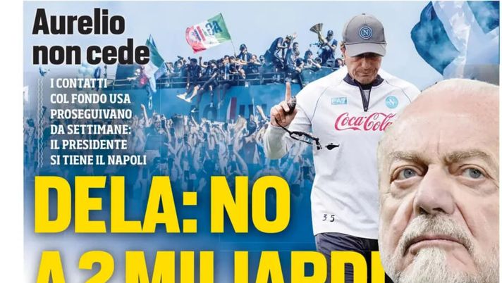 Prime pagine giornali sportivi oggi: il Napoli sui media- immagine 1