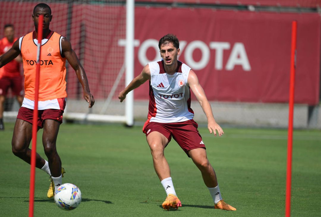 Roma, lavoro sul campo e in palestra a Trigoria – FOTO GALLERY - immagine 33