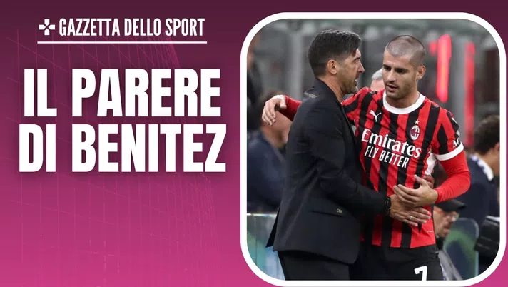 Álvaro Morata AC Milan Milan-Lecce 3-0 Serie A 2024-2025 Fonseca