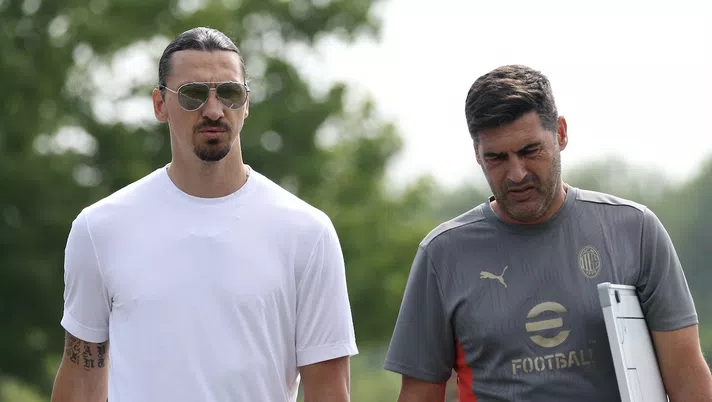AC Milan Ibrahimovic Fonseca allenamento New Jersey