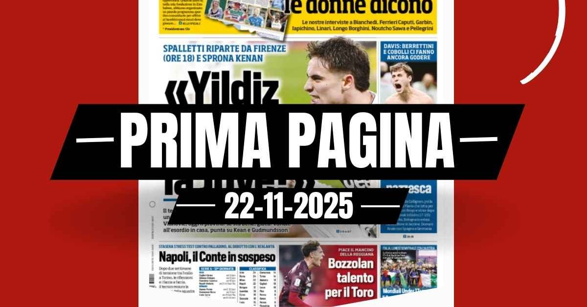 prima pagina tuttosport tra coppa davis e il ritorno della serie a