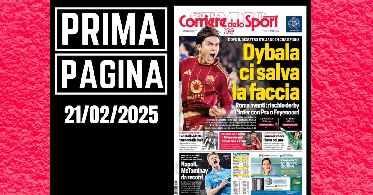 Prima pagina Corriere dello Sport: il Milan non può rinunciare a Theo Hernandez