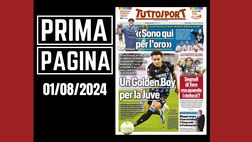 Prima pagina Tuttosport: “Nusa, un Golden Boy per la Juventus”