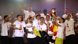 Festa Spagna, Morata scatenato alla presentazione di Carvajal: “Dov’è Musiala?”