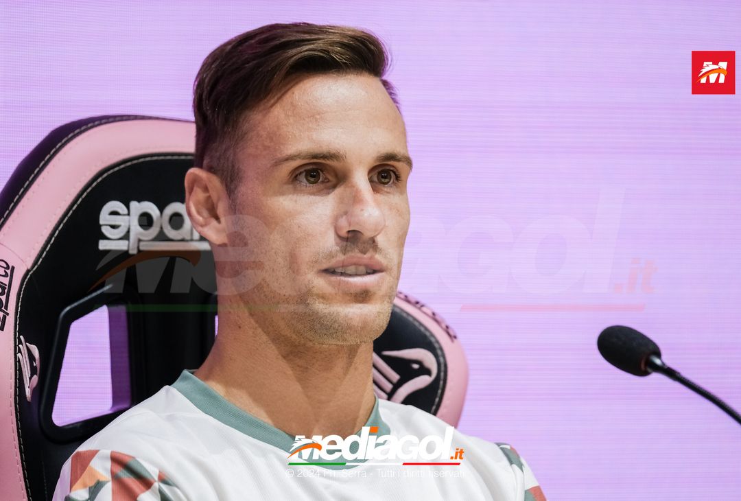 FOTO PALERMO, la presentazione di Valerio Verre in conferenza stampa (Gallery) - immagine 13