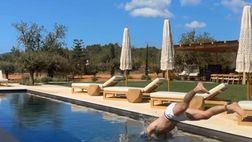 VIDEO / Luna di miele per Diletta Leotta: panorama mozzafiato “rovinato” dal tuffo di Loris