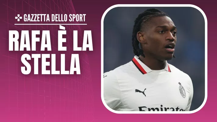 Milan-Stella Rossa Champions League 2024-2025 Leao