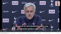 Mourinho: “Affronto sempre la partita con la voglia di vincere. Tornerò con fiducia”