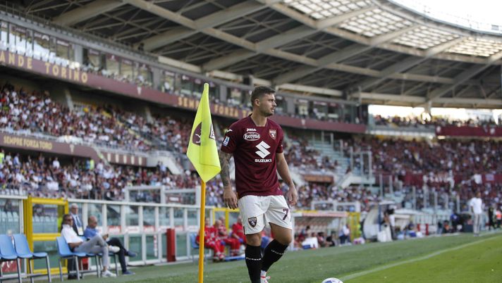 during the Italian Serie A, football match between Torino Fc and Genoa Cfc on 03 September 2023 at Stadio Olimpico Grande Torino, Turin, Italy Photo Nderim KACELI Linetty
