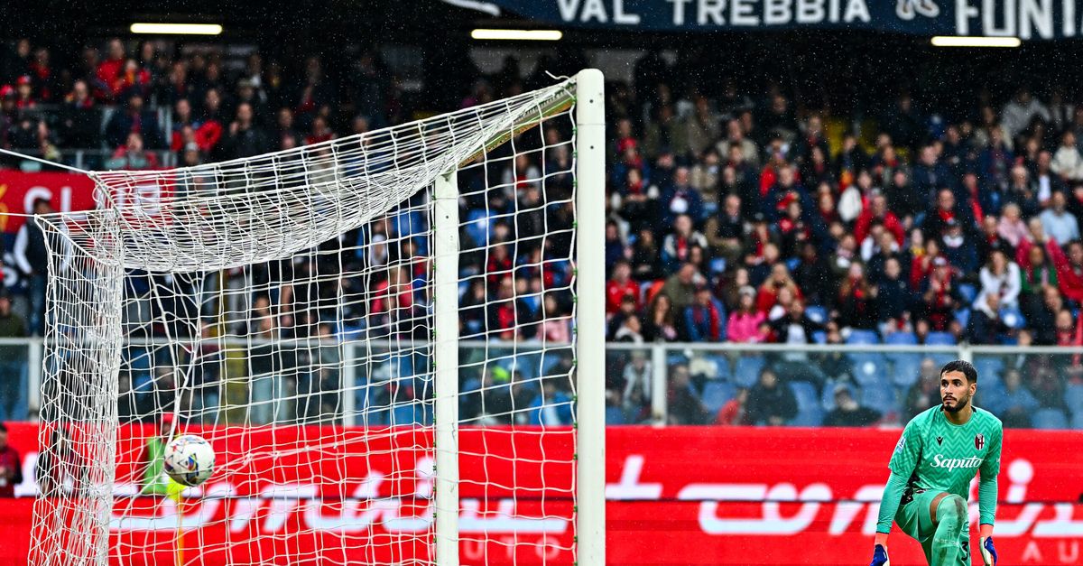 Il Bologna getta tutto alle ortiche si fa rimontare due gol da un