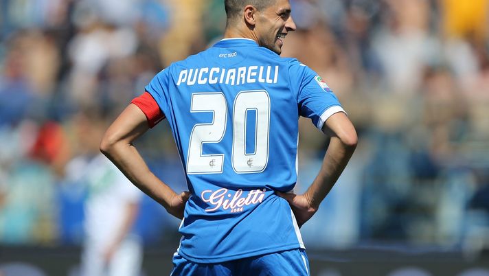EMPOLI, ITALY - APRIL 30: Manuel Pucciarelli of Empoli FC reacts during the Serie A match between Empoli FC and US Sassuolo at Stadio Carlo Castellani on April 30, 2017 in Empoli, Italy. (Photo by Gabriele Maltinti/Getty Images) Pucciarelli: “Scudetto, conterà il calendario! L’Empoli a Napoli avrà una difficoltà” - immagine 1