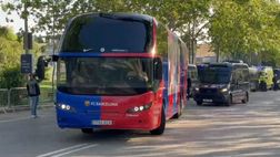 VIDEO FCIN1908 / Barcellona-Inter, l’arrivo del pullman blaugrana allo stadio