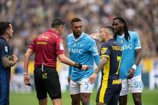 PARMA, ITALY - APRIL 12: Juan Jesus in action during the Serie A match between Parma Calcio 1913 and SSC Napoli at Stadio Ennio Tardini on April 12, 2026 in Parma, Italy. (Photo by SSC Napoli via Getty Images)