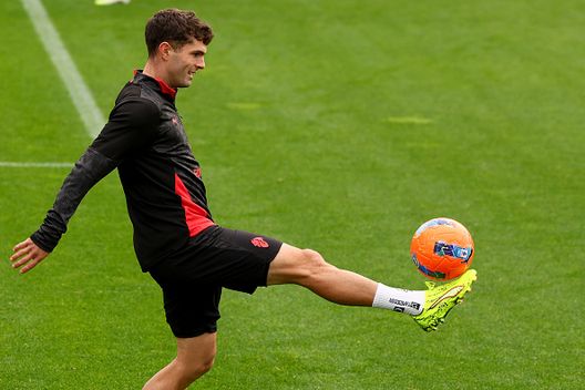 Christian Pulisic oggi a Milanello (Photo by Giuseppe Cottini/AC Milan via Getty Images) Leao, Tomori e gli altri Nazionali oggi a Milanello: tutte le foto