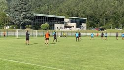 VIDEO Ritiro Palermo, partitella 7 contro 7 con “sponde”: in gol Nedelcearu