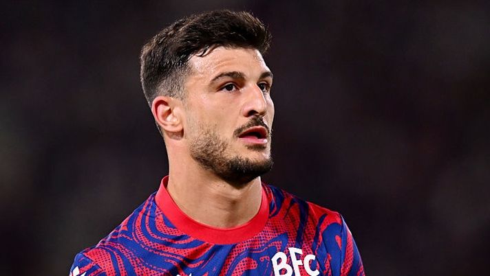 BOLOGNA, ITALY - APRIL 24: Riccardo Orsolini of Bologna looks on during the coppa Italia Semi Final match between Bologna FC and Empoli at Renato Dall'Ara Stadium on April 24, 2025 in Bologna, Italy. (Photo by Alessandro Sabattini/Getty Images) Moretto – Orsolini, questo è il verdetto sul futuro in Arabia: come stanno le cose - immagine 1