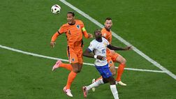 Olanda-Francia 0-0 e Polonia eliminata: 75′ per Thuram, 90′ per De Vrij e Dumfries