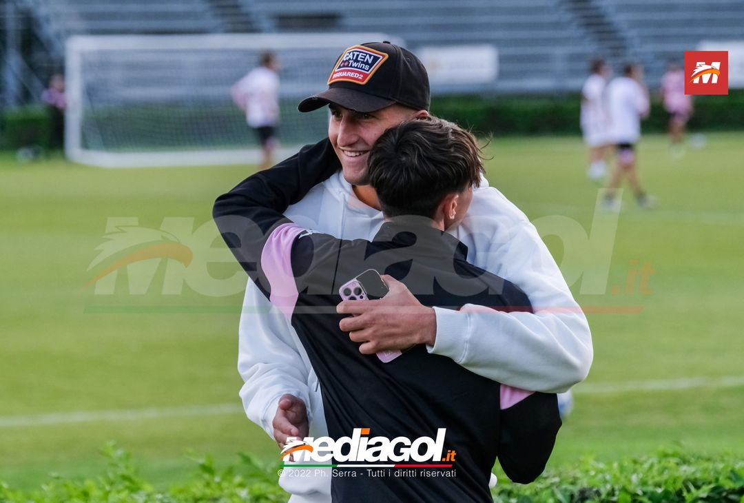 FOTO PALERMO, Giacomo Corona fa visita agli ex compagni (GALLERY) - immagine 7