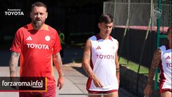 VIDEO – L’allenamento della Roma tra campo e palestra. Bene Pisilli, out Abraham