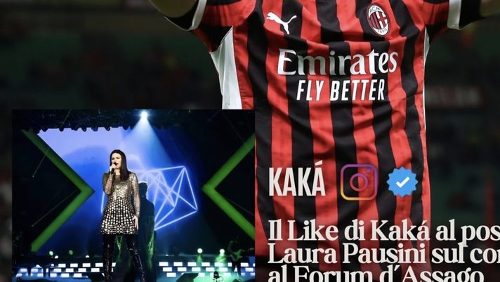 Laura Pausini con Theo e Calabria: e un certo Kakà mette il like… - immagine 1