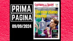 Prima pagina Corriere dello Sport: “Un marziano tra noi”