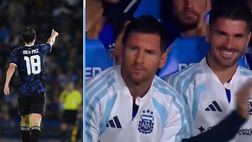 VIDEO / Il primo gol di Nico Paz con la maglia dell’Argentina è bellissimo: Messi applaude