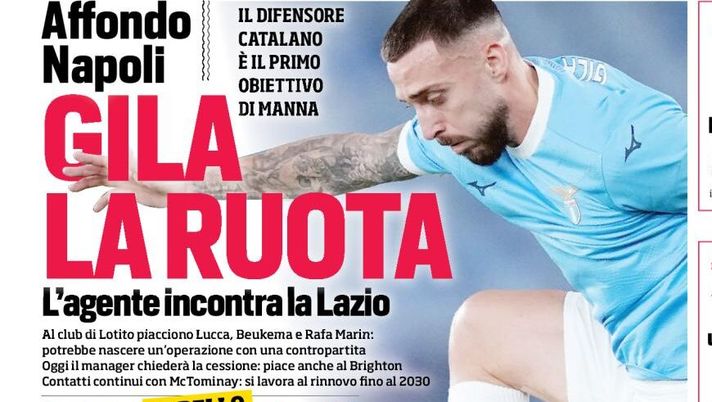 Prime pagine giornali sportivi oggi: il Napoli sui media- immagine 1