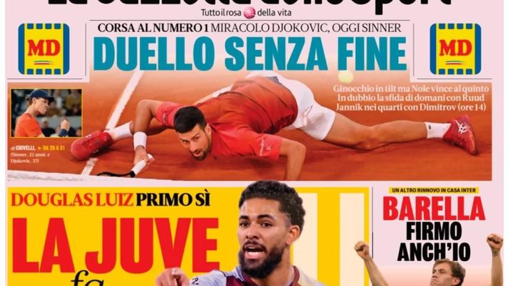 PRIMA PAGINA GAZZETTA DELLO SPORT OGGI: “Inzaghi al rinnovo, ci metto la firma”