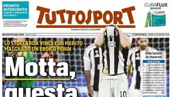 PRIMA PAGINA TUTTOSPORT OGGI: “Motta, questa è brutta”