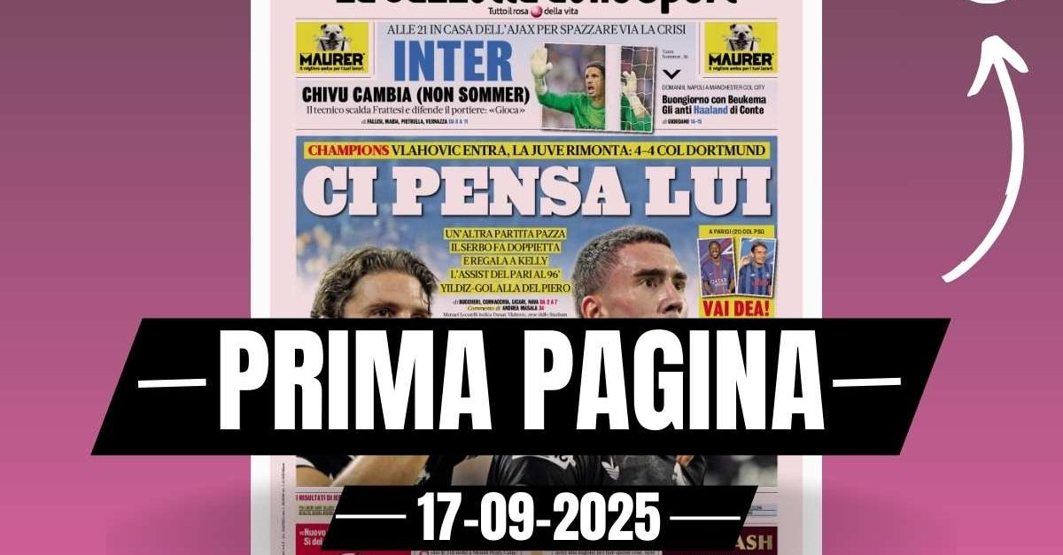 Prima pagina Gazzetta dello Sport: “San Siro, accordo con Inter e Milan” Prima pagina Gazzetta dello Sport: “San Siro, accordo con Inter e Milan”