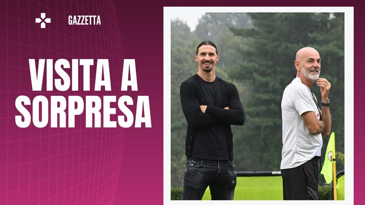 Ibrahimovic Pioli AC Milan allenamento Milan Milanello