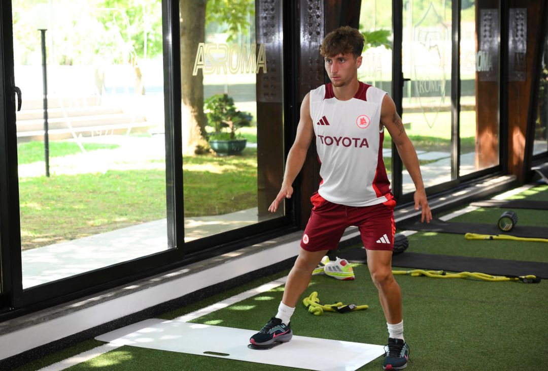 Roma, continua il ritiro: scarico dopo l’amichevole contro il Latina – FOTO GALLERY - immagine 31