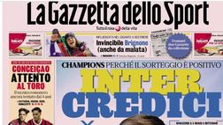 PRIMA PAGINA GAZZETTA DELLO SPORT OGGI: “La sfida scudetto di Napoli sabato 1 marzo alle 18”