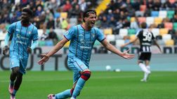 Accostato al Napoli, Gennaro Borrelli porta avanti il Cagliari a Udine