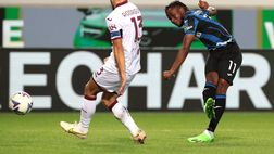 Atalanta-Torino 3-1, le statistiche: possesso palla granata, la Dea tira di più