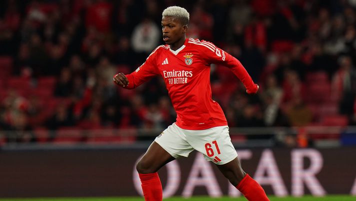 LISBON, PORTUGAL - DECEMBER 11: Florentino Luis of SL Benfica in action during the UEFA Champions League 2024/25 League Phase MD6 match between SL Benfica and Bologna FC 1909 at Estadio da Luz on December 11, 2024 in Lisbon, Portugal. (Photo by Gualter Fatia/Getty Images) Florentino Luis