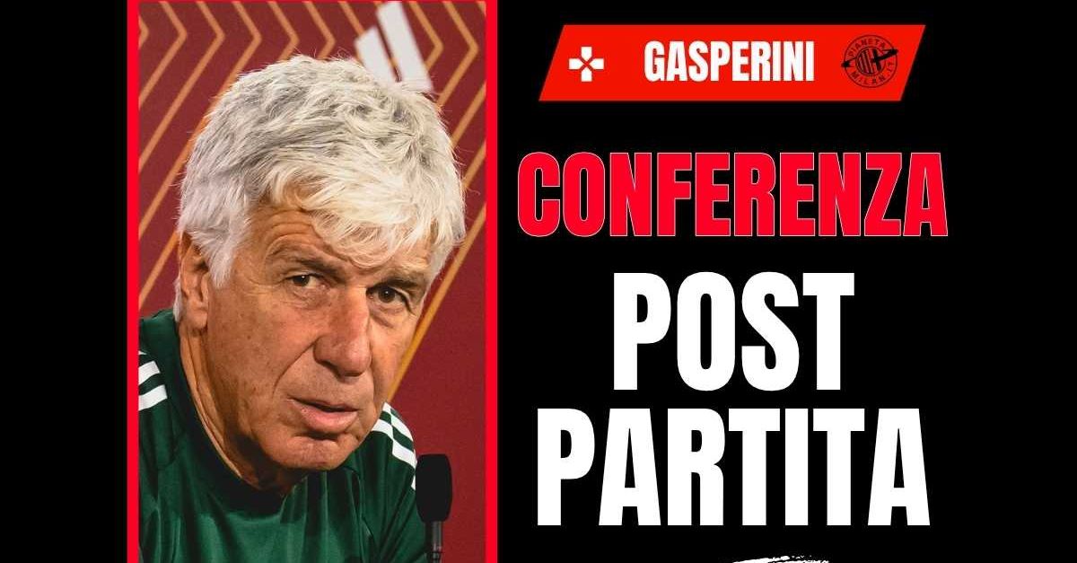 Milan Roma, Gasperini: “Non trovo aspetti negativi stasera”