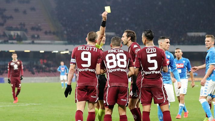 Napoli-Torino 0-0, la moviola: Fabbri ok, scambio di persona a parte - immagine 1