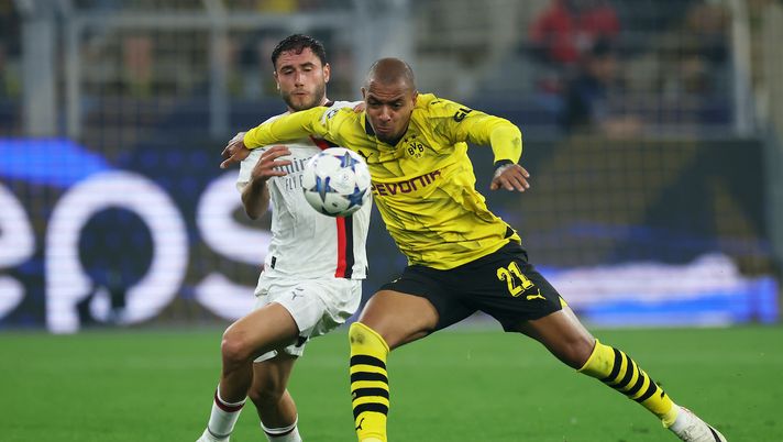 Borussia Dortmund-Milan Champions League 2023-2024 Malen Calabria