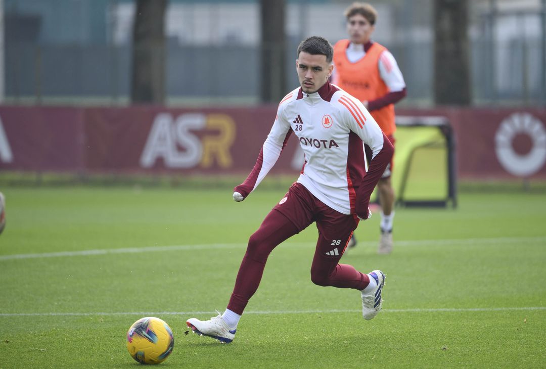 Trigoria, la seduta di allenamento dopo la sconfitta con l’Atalanta – FOTO GALLERY - immagine 12