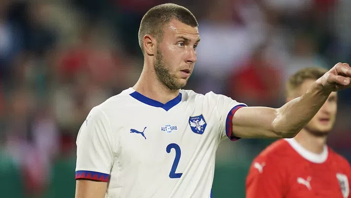 Strahinja Pavlovic RB Salisburgo Serbia Europei 2024