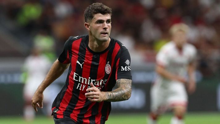 Christian Pulisic durante Milan-Bari 2-0 | News (Getty Images) Milan-Bari, Pulisic sui social: “Prima vittoria dell’anno” - immagine 1