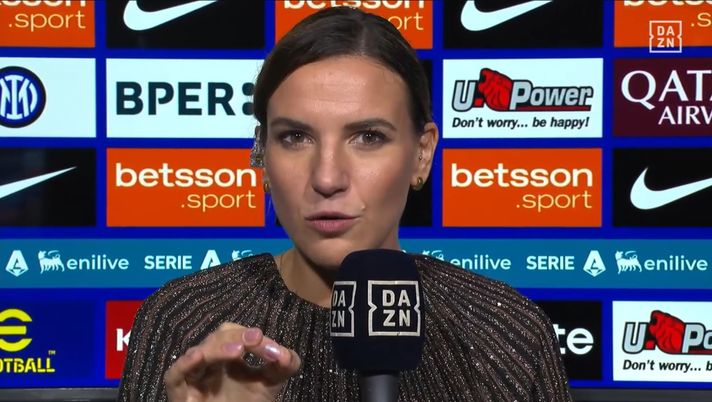 Inviata DAZN a San Siro: “Vi racconto Chivu da bordocampo! E quando urla Gerry…” - immagine 1